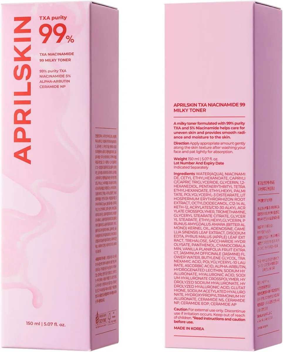APRILSKIN TXA+Niacinamide 99 Pink Milky Toner