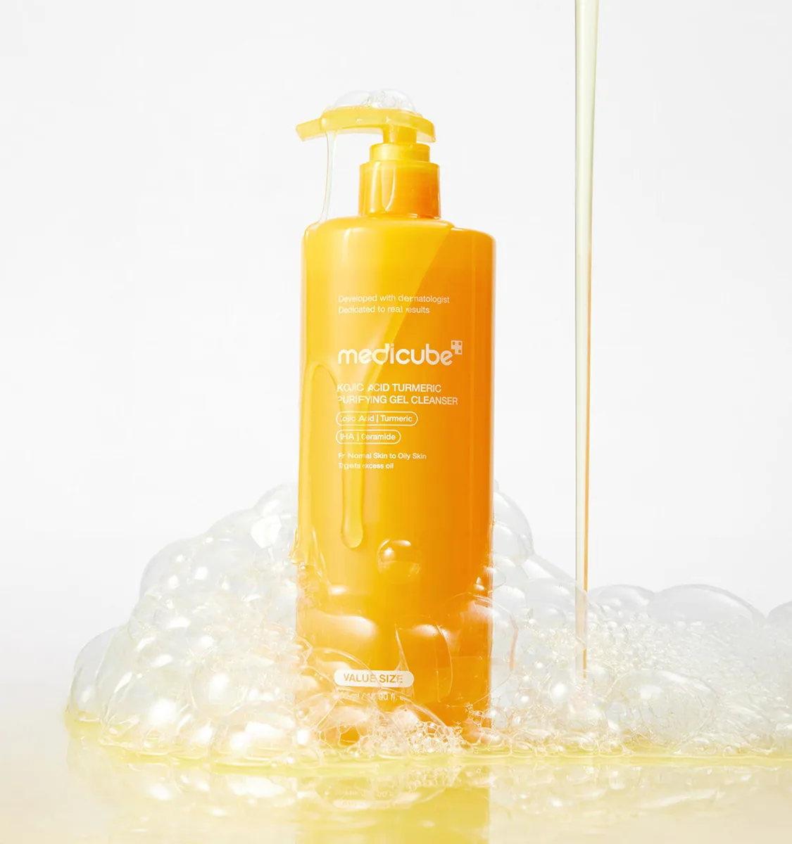 Kojic Acid Turmeric Gel-to-Foam Cleanser