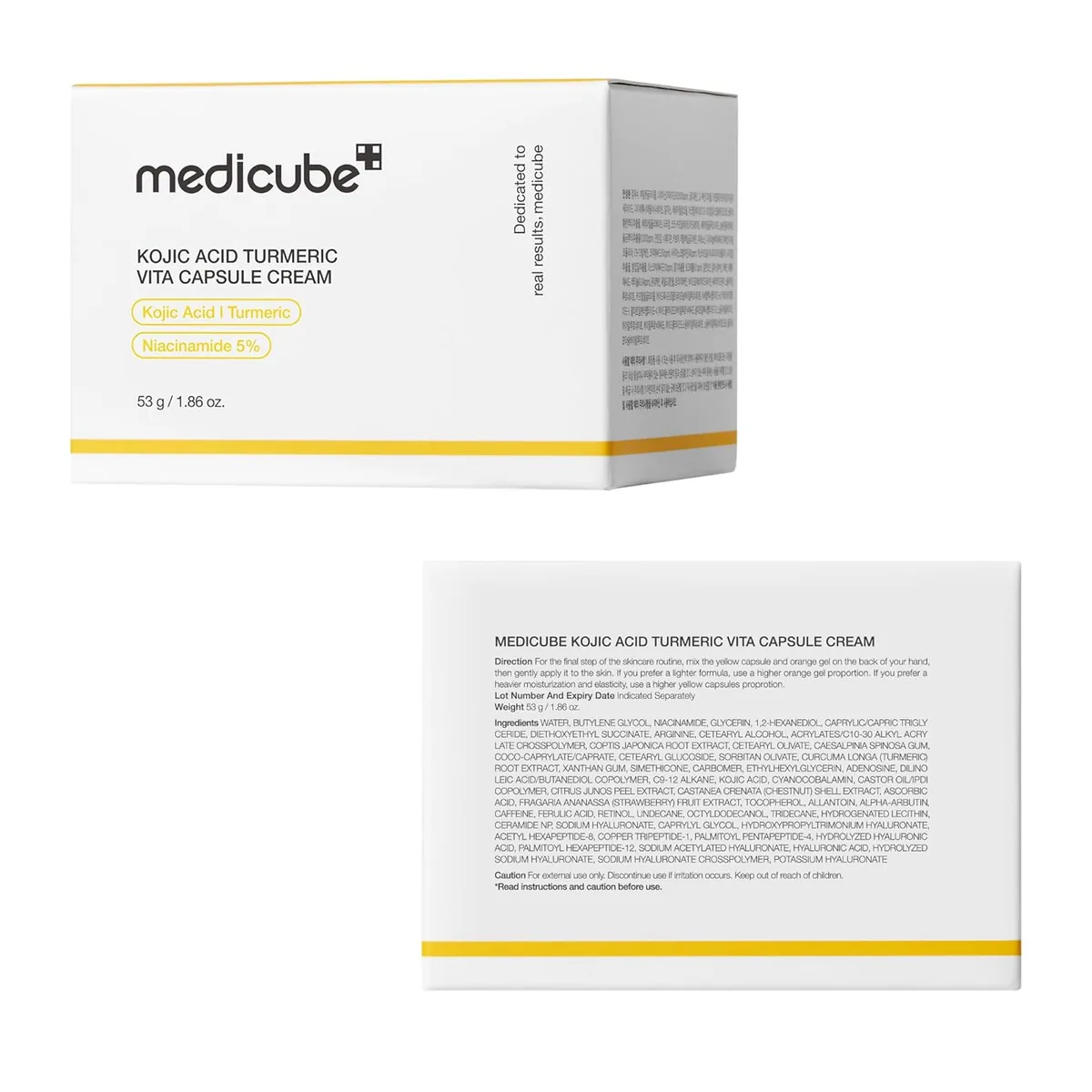 Medicube Capsule Cream with Kojic Acid & Turmeric